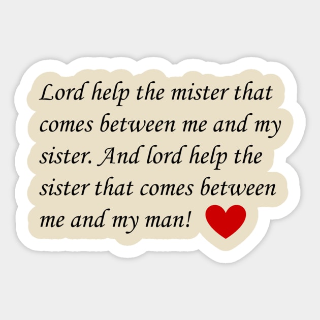 Sisters song Sticker by DesignsByJamie